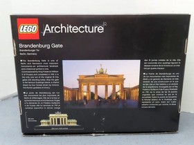 LEGO Architecture Brandenburg Gate Set 21011 Complete w/ Box and Manual