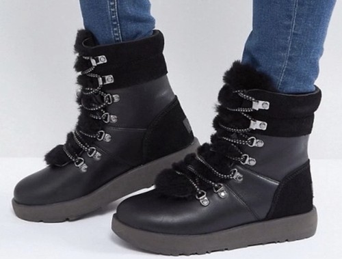 Ugg Viki Waterproof Women Black Boots Size US 8.5 / UK 7 /EU 39.5 / Japan 25.5
