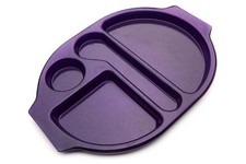 Harfield Large Compartment Children's Meal Tray 38x28cm Shatterproof Plastic