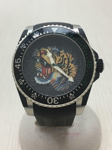 GUCCI Dive 136.3 Tiger Quartz Analog 
