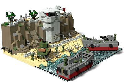 #ad #ad Normandy Landings D Day Omaha Beach WWII Collection Standard Build Block 723pcs $34.98