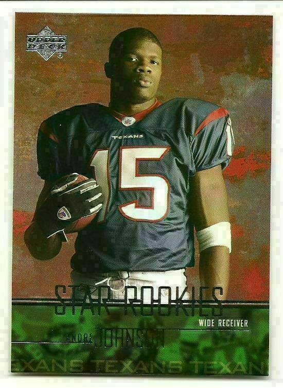 2003 UPPER DECK ANDRE JOHNSON STAR ROOKIES #253 TEXANS RC