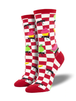Socksmith Picnics make me Antsy - Picknick, Ameisen  Damen  Gr. 39-42