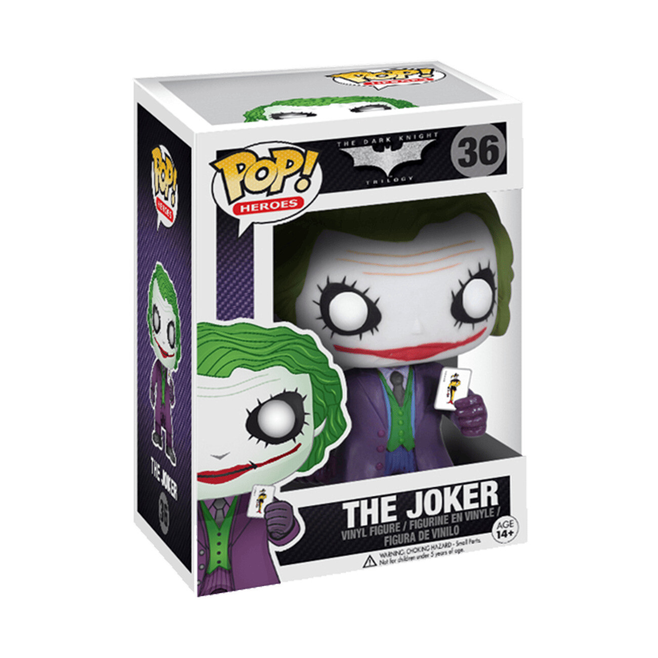Funko POP The Joker Dark Knight Vinyl Figure #36 Heath Ledger Batman