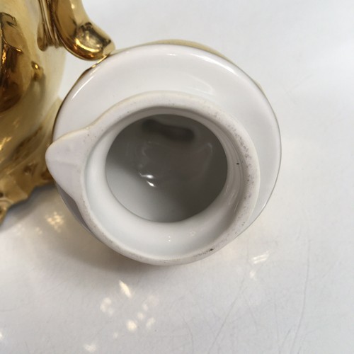 Vintage JKW Dez. Karlsbad Gold Kaffee/Teekanne mit Zucker und Milchkännchen gemarkt - Bild 5 von 10