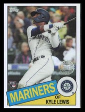 2020 Topps Chrome Kyle Lewis 85TC-22 1985 Refractor RC | Seattle Mariners