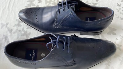 Edle Daniel Hechter Business-Schuhe Dunkelblau Gr.43 HB51011W-425 Matthieu Evo