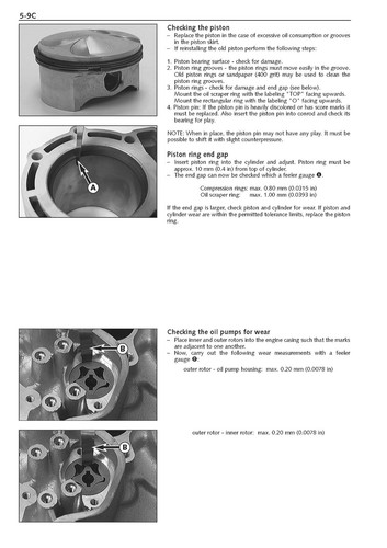 KTM Engine Service Workshop Shop Repair Manual Book 2003 525 EXC - Picture 9 of 12