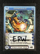Chaotic TCG 3 Max EPW Grindaald 4/222 BTD 1st Ed Common NM/LP