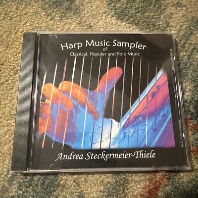 Andrea Steckermeier Thiele - Harp Music Sampler(Audio CD 2000) Autographed