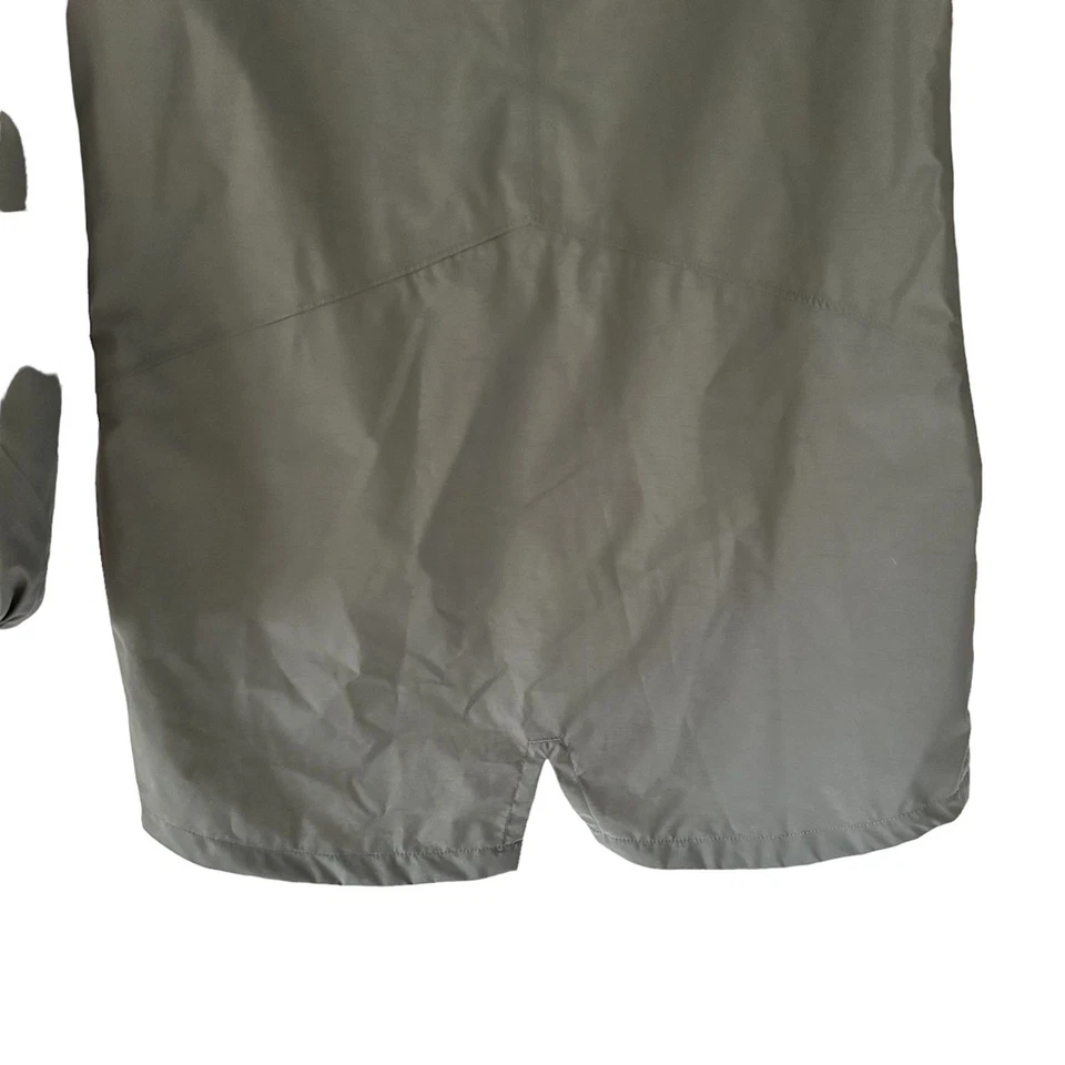 Impermeable Prana Verde Gris Southbounder Mezcla de Nailon Cremallera Con Capucha Talla XS Foto 4 de 4