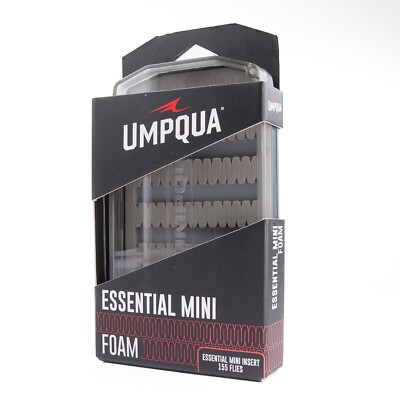 Umpqua Essential Foam Mini Fly Box - Gray - Free Shipping