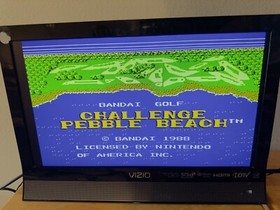 Bandai Golf: Challenge Pebble Beach (NES, 1989) CIB Complete w/ Manual + Sleeve