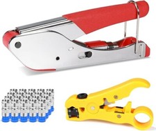 Hiija Crimping Kit Co Ax Cable RG6 Compression Kit