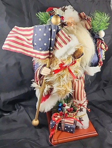 Vintage 2002 Home Interiors American Santa Claus Christmas Figure 19 " Tall. DD - Picture 2 of 6