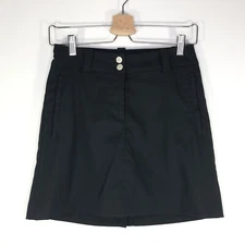 Nike Golf Dri Fit Modern Rise Tech Skort Shorts Black 394663-010 Women’s Size 0