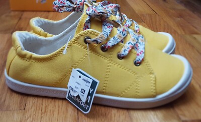 NEW Falls Creek Yellow Girl's Shoes Size 3 (fits adult Size 5) $13