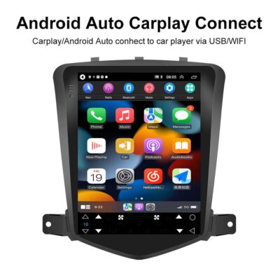 32GB Android 13 Apple Carplay Autoradio für CHEVROLET Cruze 2009-2015 GPS Navi