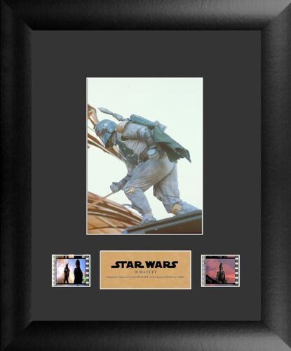 Clip de cellule de film 35 mm Boba Fett Star Wars affichage ultime flambant neuf ! - Photo 1/3