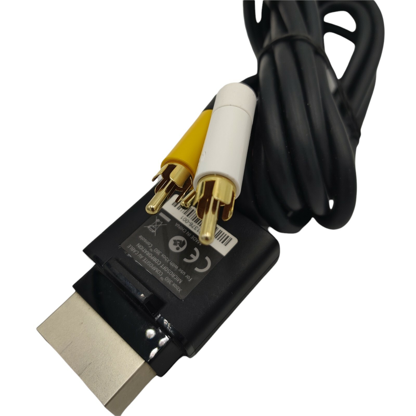 AV Composite and S-Video Cable compatible with Microsoft Xbox 360 / Xbox  360 Slim