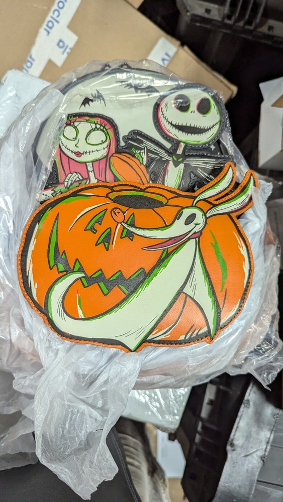 Loungefly Disney Nightmare Before Christmas Glow In The Dark D100 Backpack
