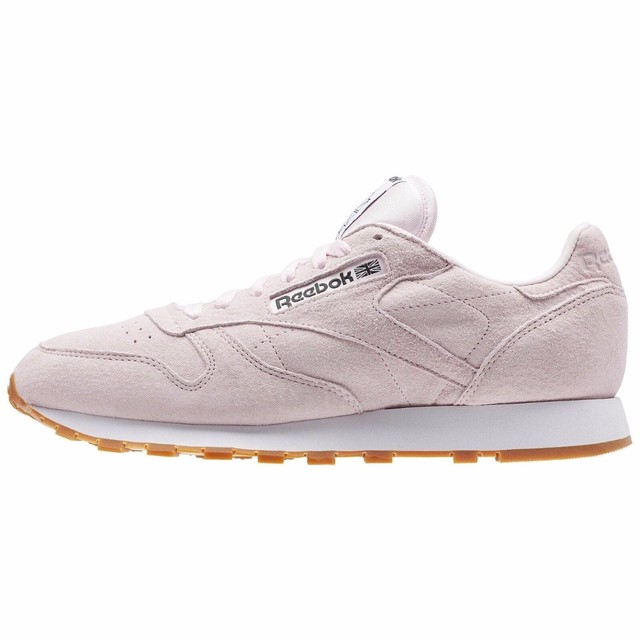 reebok classic suede mens pink