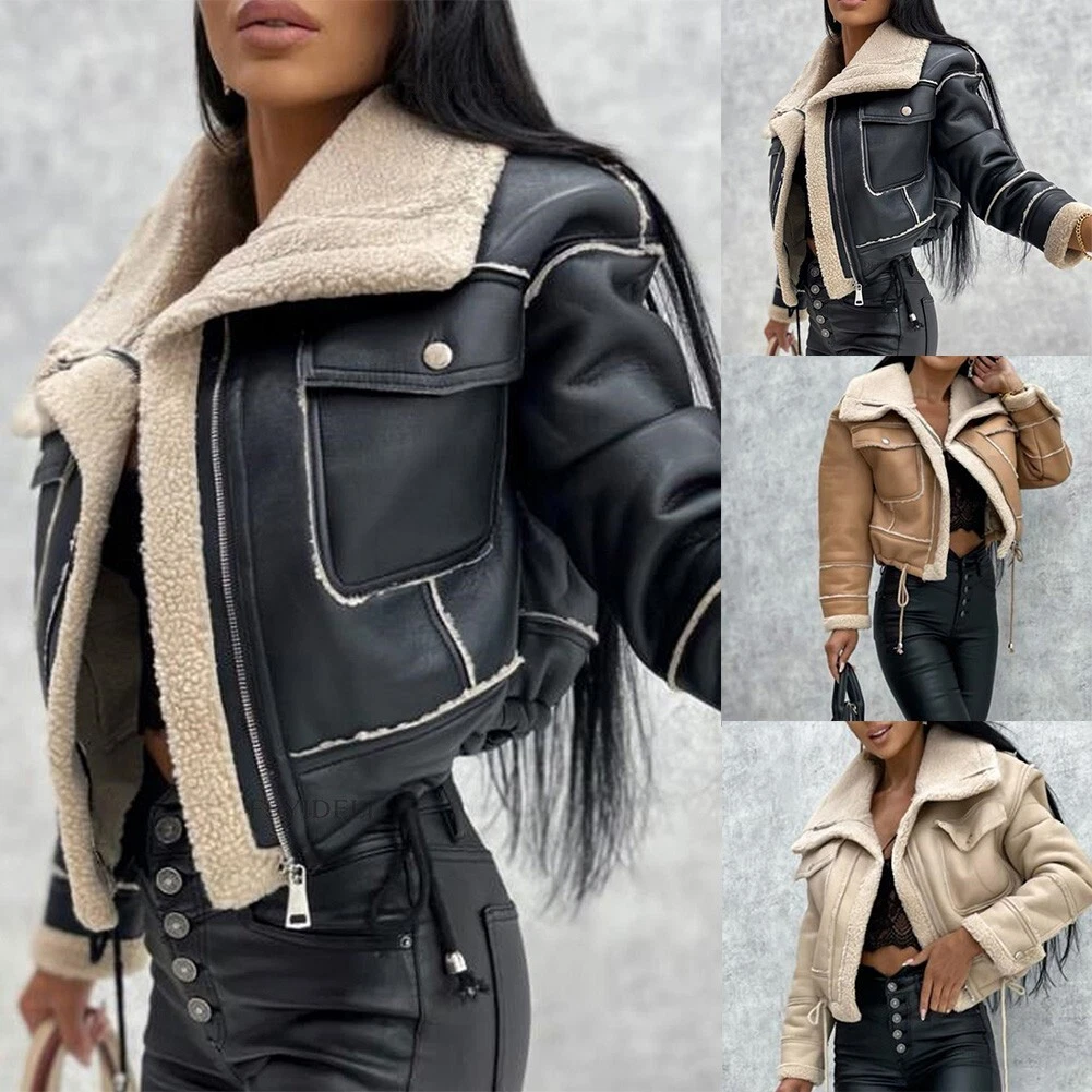 Faux lined cheap jacket