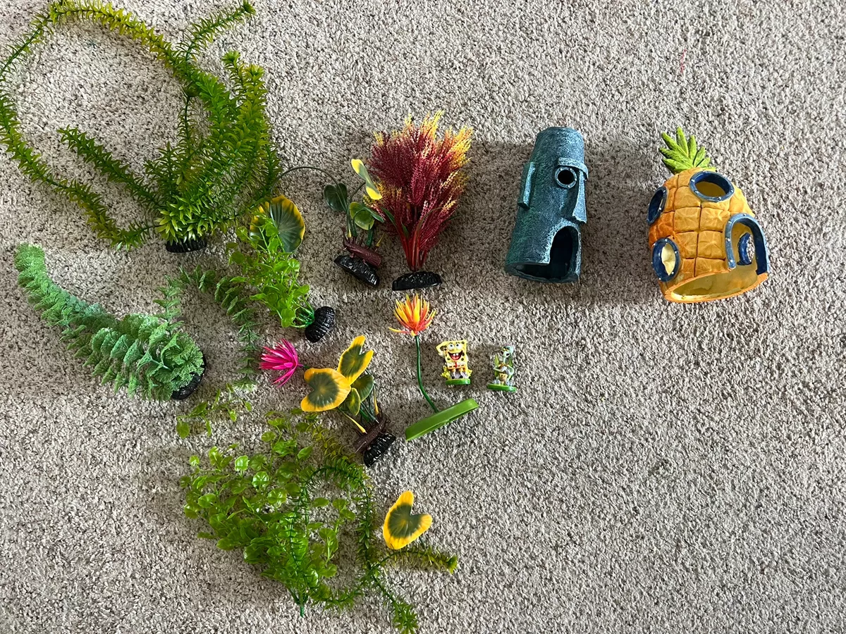 Spongebob aquarium clearance set