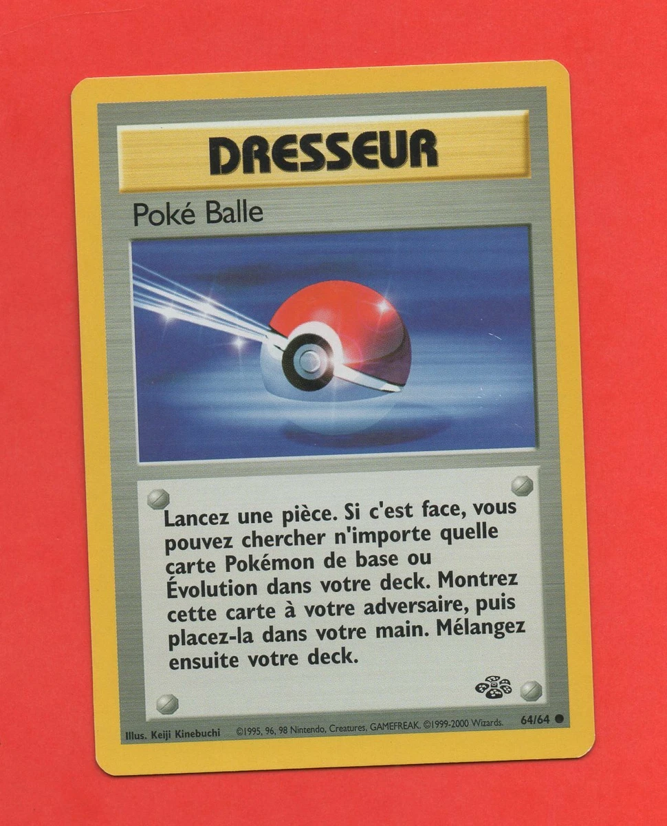 Pokémon Entrenador N° 64/64 - POKE BALL (A6585)