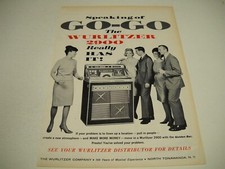 Speaking Of Go-Go the WURLITZER 2900 Has It! oryginalna reklama promocyjna 1965