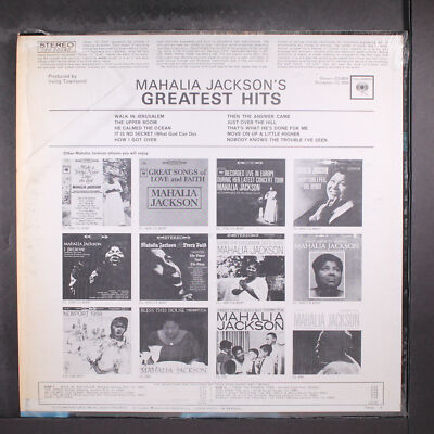 MAHALIA JACKSON: greatest hits COLUMBIA 12