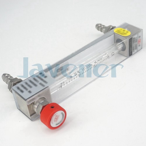 0,1-10L/min 6-600ml/min panel gas caudalímetro de aire rotómetro con válvula de control - Imagen 8 de 11