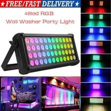 48LED RGB 3 IN 1 LED Wall Wash Club Light DMX Disco Lights Strobe Stage Lighting