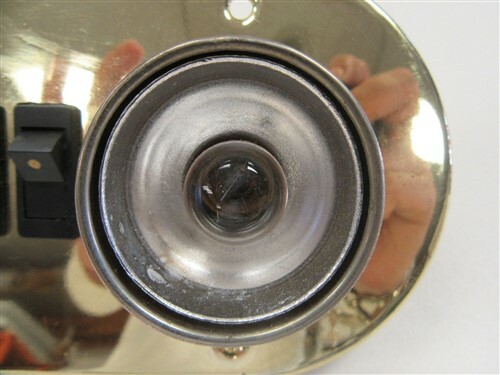 FLUSH MOUNT ALUMINUM GOLD DUAL SWITCH CABIN LIGHT 8" X 4" MARINE BOAT - Picture 3 of 10