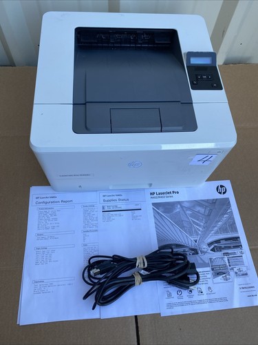 HP LaserJet Pro M402n Printer W / Toner & cables firmware updated, Tested #4 - Picture 3 of 9