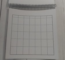 Premade - 8x8 Blank Unaltered Scrapbook Calendar / no dates, months or days
