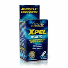 MHP Xpel Maximum Strength Diuretic Water Pills, Weight loss Support 80 Capsules