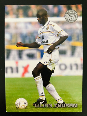 1998-99 Merlin Serie A 1999 # 39 Lilian Thuram Parma card France 