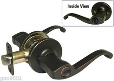 Oil Rubbed Bronze Keyed Entry Door Handle Lever Door knob Lock