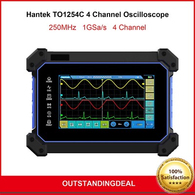 Hantek TO1254C 250MHz 4 Channel Oscilloscope 1GSa/s Digital Oscilloscope pe66