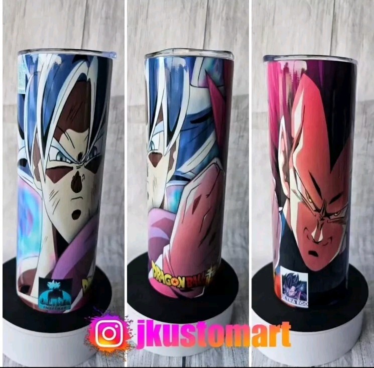 Dragon BALL z Personalized custom 20oz Skinny Tumbler with lids and straw eBay