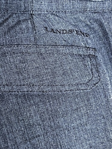 Pantaloni da neve blu Lands End gioventù taglia 12 inverno sci snowboard tasche isolate - Foto 16 di 19