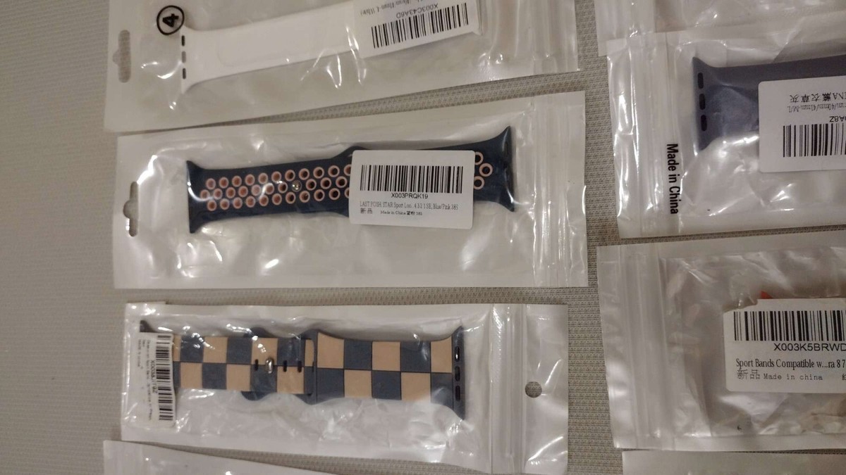 Wholesale Bulk Lot 12 NEW iPhone Compatible Smart Watch Bands  display picture 1