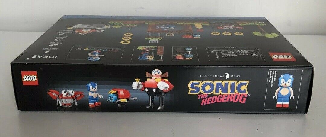 LEGO 21331 Sonic the Hedgehog Green Hill Zone Set Brand New Fact Sealed  In-Hand