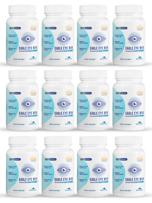 12 Pack Eagle Eye 911, advanced vision support formula-60 Capsules x12