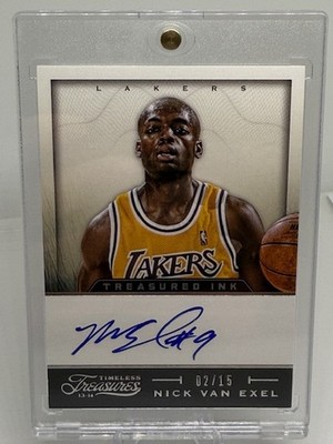 2013-14 Panini Timeless Treasures #18 Nick Van Exel Treasured Ink /15