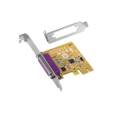 PCIe to Parallel Port Card, 1-Port LPT Adapter with Native Controller, Suppor...