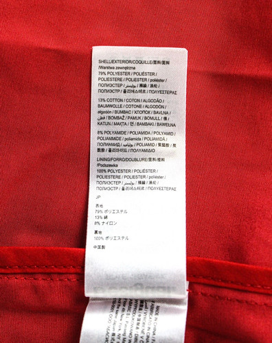 DESIGUAL Chaqueta Roja Snap Para Mujer EU38 Mezcla De Algodón Capa Ligera - Imagen 8 de 8