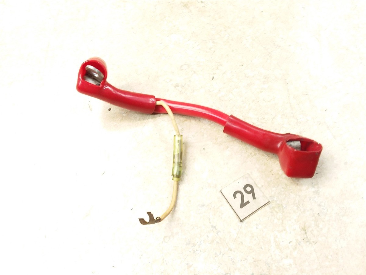 Kawasaki Z1 900 Early Rare Red Ground Cable 1972 1973 #29