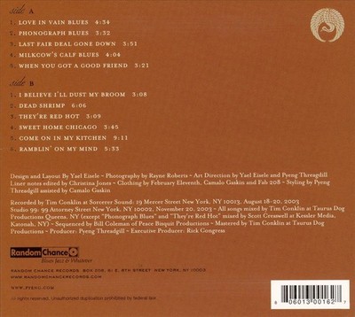 PYENG THREADGILL - SWEET HOME: PYENG THREADGILL SINGS ROBERT JOHNSON NEW CD